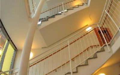 Treppenhaus im Betreuten Wohnen