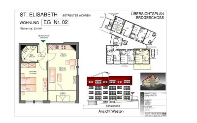 Plan und Informationen zur Wohnung 2