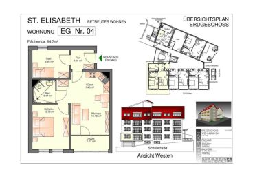 Plan und Informationen zur Wohnung 4