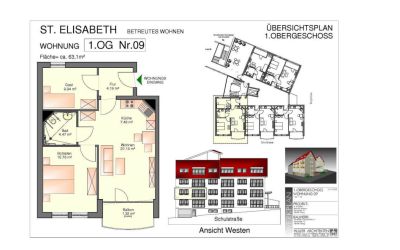 Plan und Informationen zur Wohnung 9