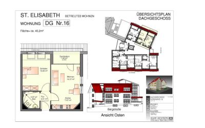 Plan und Informationen zur Wohnung 16