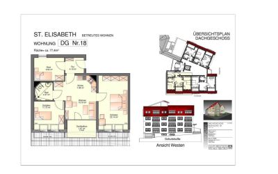 Plan und Informationen zur Wohnung 18